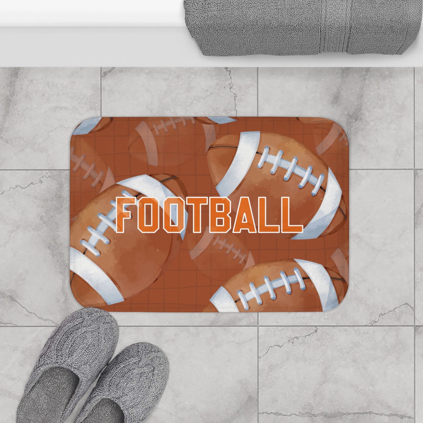 Football Bath Mat